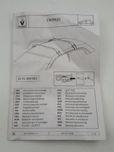 Aluminium Dachträger Renault Twingo III 2014-2021 original 8201404053