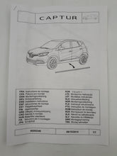 Juego de barras de estilo cromadas originales Renault Captur I 2013-2019 OEM 8201542135