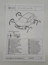 Juego de molduras delanteras pasos de rueda Renault Kadjar 8201589155