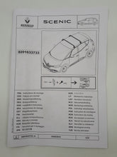 Juego de 2 barras de techo transversales Quickfix Renault Scenic IV (2016-2024) ORIGINAL 8201633733