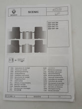 Juego de 4 alfombrillas textiles Renault Scenic IV (2016-2024) ORIGINALES