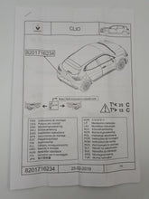 Embellecedor de maletero cromado Renault Clio V (2019-2025) Original 8201716234