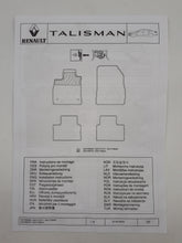 Juego de Alfombrillas textiles PREMIUM Renault TALISMAN RSM SM6 LF 8201728844