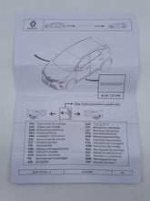 Pareja de umbrales de puerta de acero inoxidable Renault ORIGINALES 8201733101