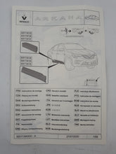 Protector de puerta trasero derecho Renault Arkana Rojo Deseo 8201739135