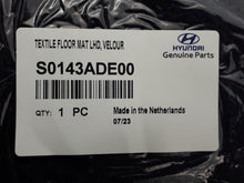 Juego de alfombrillas de terciopelo Originales Hyundai I30 III (2018-2024) N sport