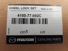 TUERCAS DE SEGURIDAD PARA LLANTAS 21MM ORIGINALES MAZDA 410077692C TORNILLOS ANTIROBO