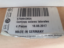 Juego de 4 Cortinillas solares laterales Seat Ateca 2016-2022 Original 575064365A - MLBMOTOR