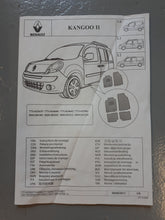 Juego de  alfombrillas textiles delanteras Renault Kangoo II (2007-2020) ORIGINALES 7711424640