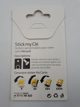 Sticker carcasa para la llave de Renault Captur, Clio, Megane, Laguna,Arkana...  Negro Tornado original de Renault OEM