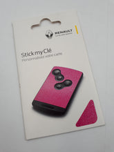 Sticker carcasa para la llave de Renault Captur, Clio, Megane, Laguna,Arkana... Color ROSA original de Renault OEM