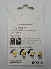 Sticker carcasa para la llave de Renault Captur, Clio, Megane, Laguna,Arkana... Color ROSA original de Renault OEM