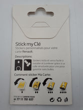 Sticker carcasa para la llave de Renault Captur, Clio, Megane, Laguna,Arkana... Color ROJO CARBONO original de Renault OEM