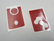 Sticker carcasa para la llave de Renault Captur, Clio, Megane, Laguna,Arkana... Color ROJO CARBONO original de Renault OEM