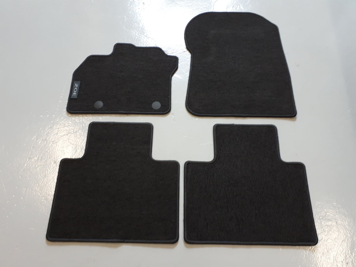 Set of 4 comfort textile floor mats Renault ZOE phase 1 (2012-2019) OR –  MLBMOTOR