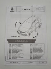 Pareja de umbrales de puertas delanteras Renault Captur I (2013-2019) ORIGINALES 8201401380