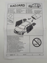 Juego de parasoles traseros laterales Renault Kadjar 2015-2022 Original 8201589733 - MLBMOTOR