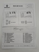 JUEGO DE PEDALES RENAULT ORIGINAL SCENIC IV GRAND SCENIC 2016-2022 MANUAL 8201630349 RHD - MLBMOTOR