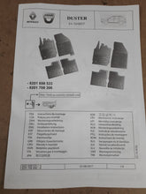 Juego de 4 Alfombrillas de Caucho ORIGINALES Dacia Duster II 2018-2023 - MLBMOTOR