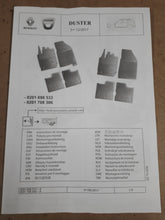 Juego de 4 Alfombrillas de Caucho ORIGINALES Dacia Duster II 2018-2023 - MLBMOTOR