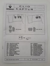 Juego de pedales automáticos Renault Clio V y Captur II 2019-2024 ORIGINALES 8201720783 RHD