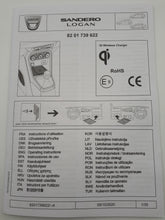 Cargador de móvil de inducción para Dacia Sandero, Logan y Jogger III 2021-2025 ORIGINAL 8201739622