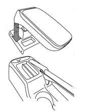 Armlehne Armlehne Armster S AR10 Volkswagen Caddy III und Touran 2003-2015 SDA5559AA1 V00582 V00582A V00582B