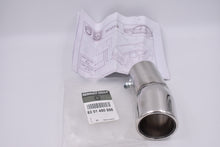 Embellecedor de escape curvado original 50 mm Duster II (2018-2024) 8201450956