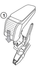 Apoyabrazos Reposabrazos Armster S AR10 Fiat Panda II Dynamic 2003-2012 SDA5557AA V006251