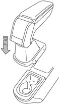 Apoyabrazos Reposabrazos Armster S AR10 Fiat 500e electrico 2020-2024 SDA5721 V01478