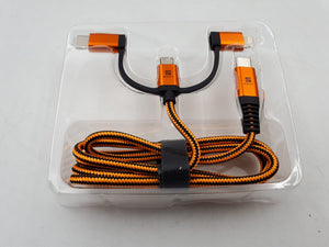 Cable 3 en 1 para carga y datos tipo C ORIGINAL de SEAT 000051444AQ
