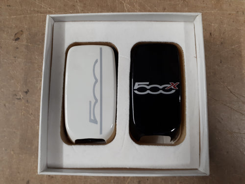 Pareja de carcasas de llave originales para Fiat 500X 52002329