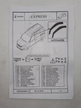 Pareja de deflectores de aire delanteros Renault Express 2021-2025 Originales 165554428R