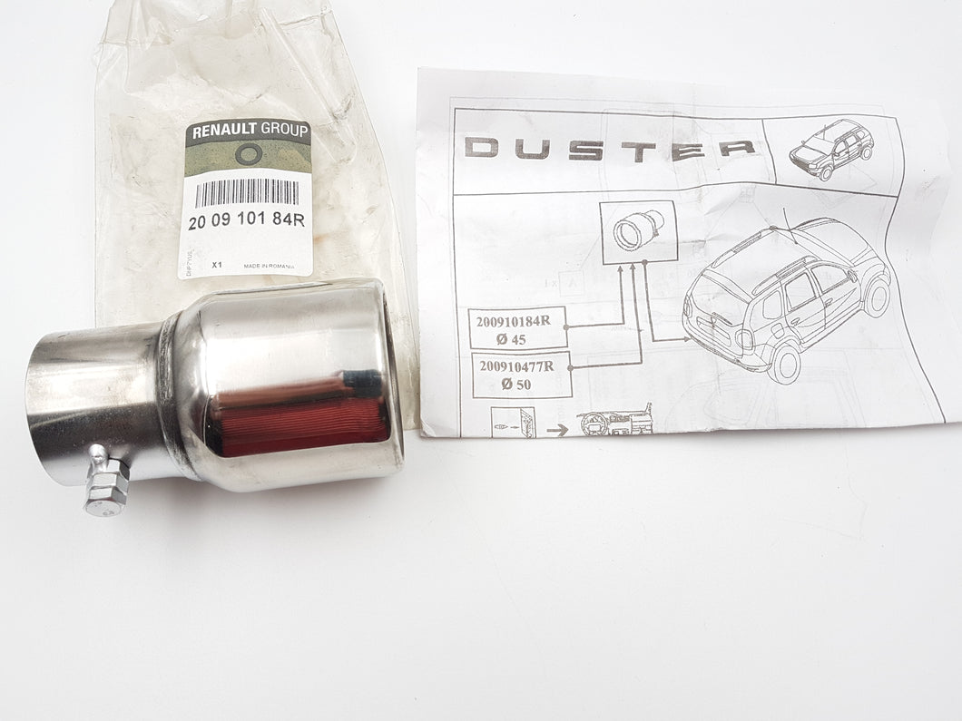 Embellecedor Canula de Escape 45mm Dacia Duster I y II (2010-2024) Original 200910184R