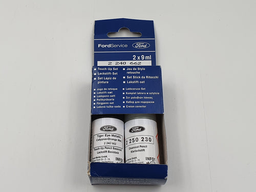 Kit de Pinceles de retoque Ford color Naranja Calypso Tiger Eye Metallic 2240662