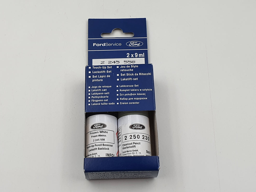 Kit de Pinceles de retoque Ford color Blanco White original 2245558