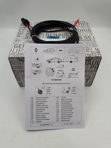 Cableado de sistema de remolcado 12 V adicional ORIGINAL Renault 241D88786R, 7711226774