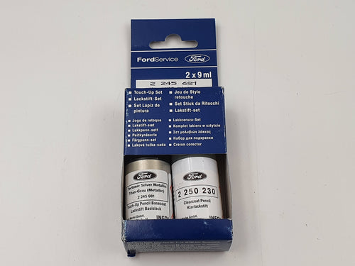 Kit de Pinceles de retoque Ford color Gris Tectonic Plata Metalizado 2245681