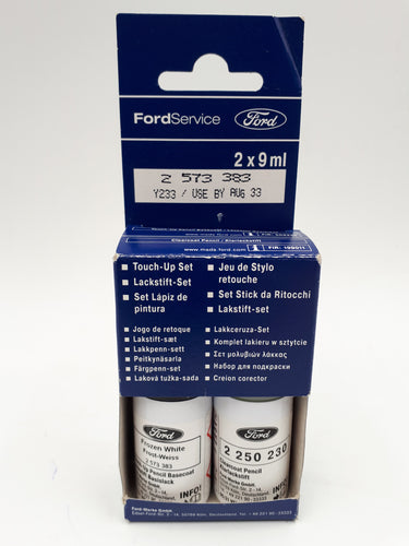 Kit de Pinceles de retoque Original de Ford color Frozen White Blanco 2573383