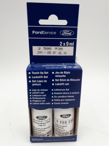 Kit de Pinceles de retoque Originales Ford color Marrón Brisbane Metalizado Lunar Sky 2588935