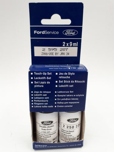 Kit de Pinceles de retoque Original de Ford color Gris sólido Stealth 2595207