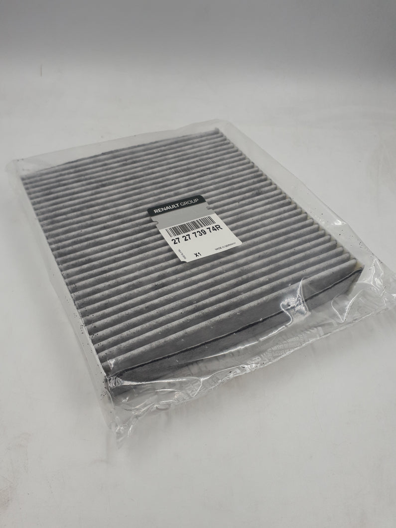 Filtro del habitaculo carbón activo (polvo y polen) Original Renault Captur y Clio IV Logan 272773974R
