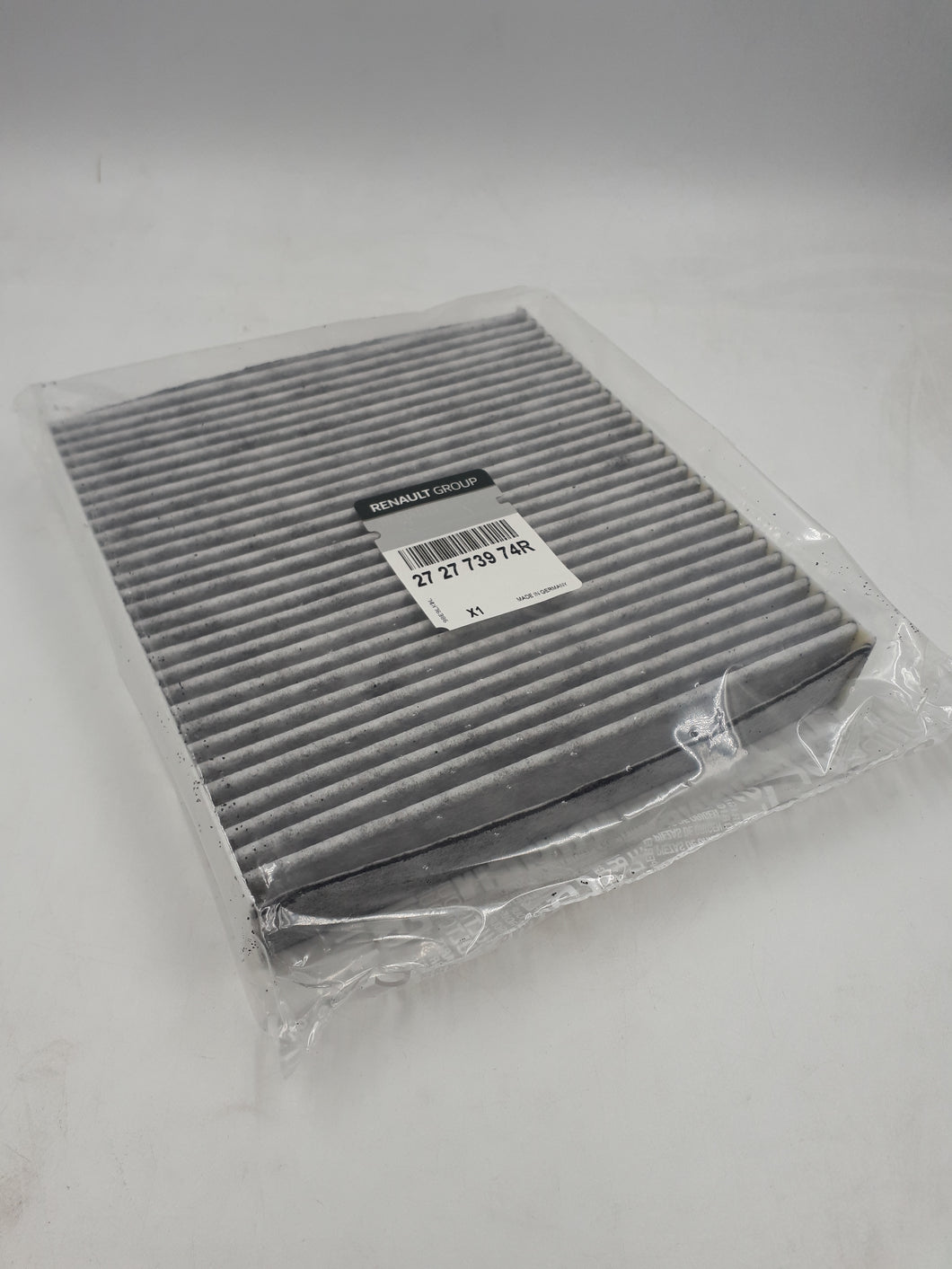 Filtro del habitaculo carbón activo (polvo y polen) Original Renault Captur y Clio IV Logan 272773974R