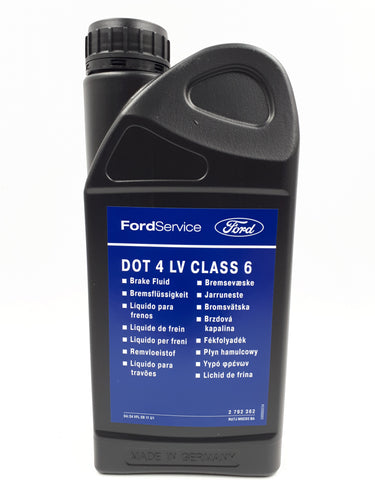 Liquido de Frenos para vehículos FORD ORIGINAL DOT 4 LV Class 6 (1 Litro) 2792362,1847947