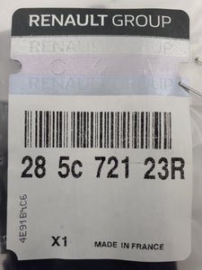 Nueva Carcasa de llave tarjeta mando para Renault en color negro con logo nuevo 285C72123R