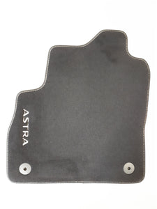 Juego de Alfombras tacto suave terciopelo negro Velour para Opel Astra K, 39056505 Originales Opel 1723185