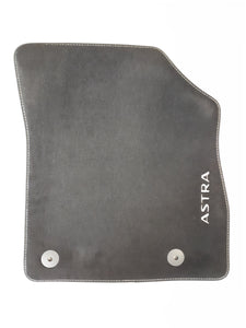 Juego de Alfombras tacto suave terciopelo negro Velour para Opel Astra K, 39056505 Originales Opel 1723185