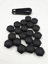 Paquete de 20 tapas negras para tornillos de rueda original de Renault y Dacia