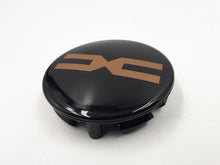 1 unidad tapa buje, tapacubos o embellecedor rueda original Dacia negro y logo en cobre