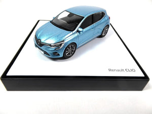 Miniatura norev 1:43 Renault Clio V (2019-2023) Azul Celadon de metal ORIGINAL con caja 7711940637